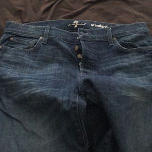 Dark blue 7 jeans